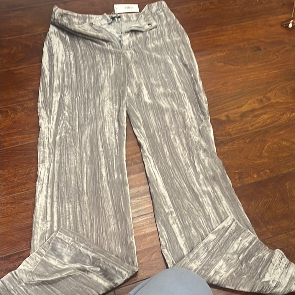 Chico's Gray Velvet Pants